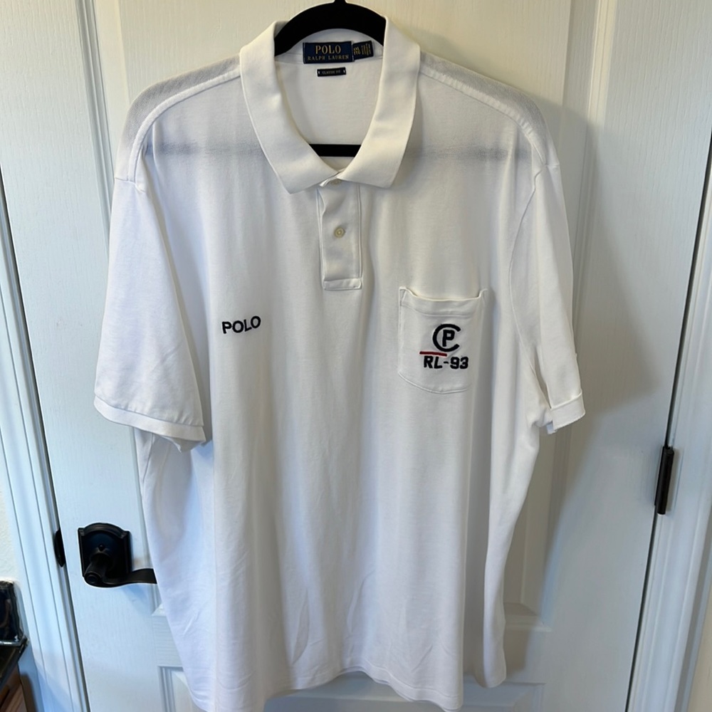 Ralph Lauren Classic Fit Retro 93 Polo Shirt Size XXL